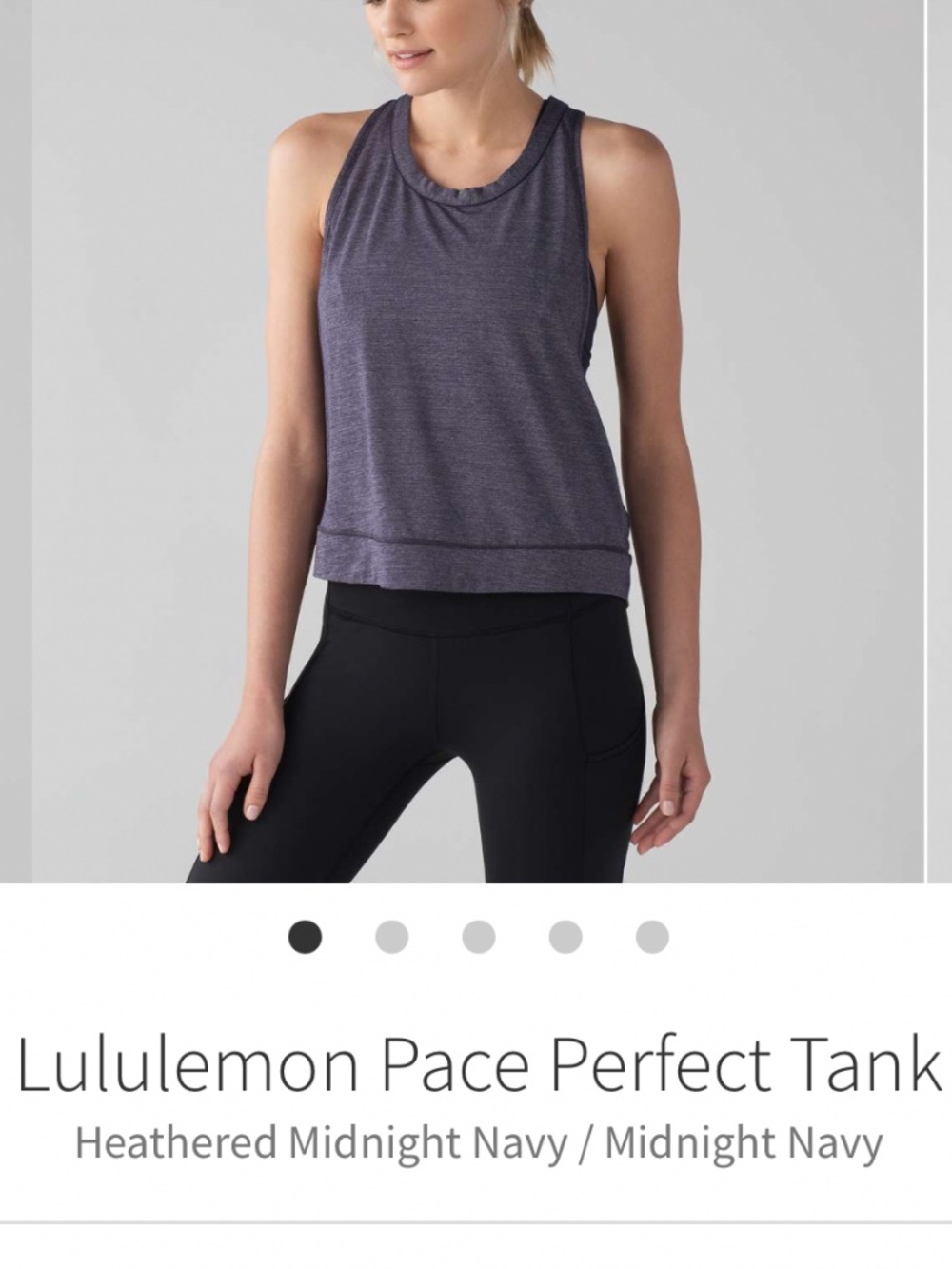 Lululemon Pace Perfect Tank size 8/10